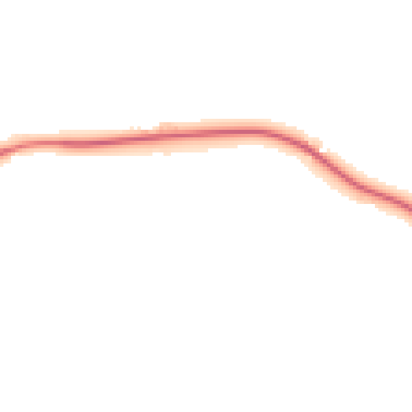 Night-time road noise heatmap for BS24 6SQ