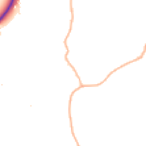 Daytime road noise heatmap for BS24 6TP