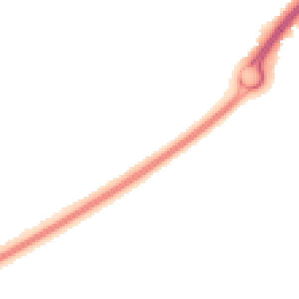Night-time road noise heatmap for BS24 7BJ