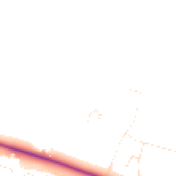 Daytime road noise heatmap for BS24 7DE