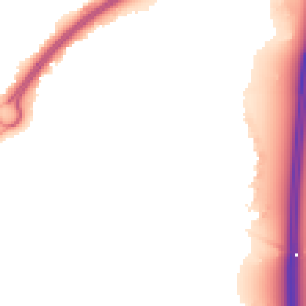 Night-time road noise heatmap for BS24 7FG