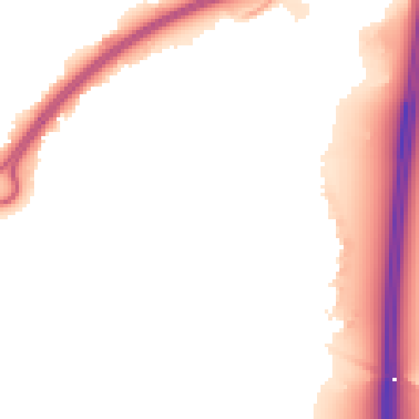 Night-time road noise heatmap for BS24 7FL