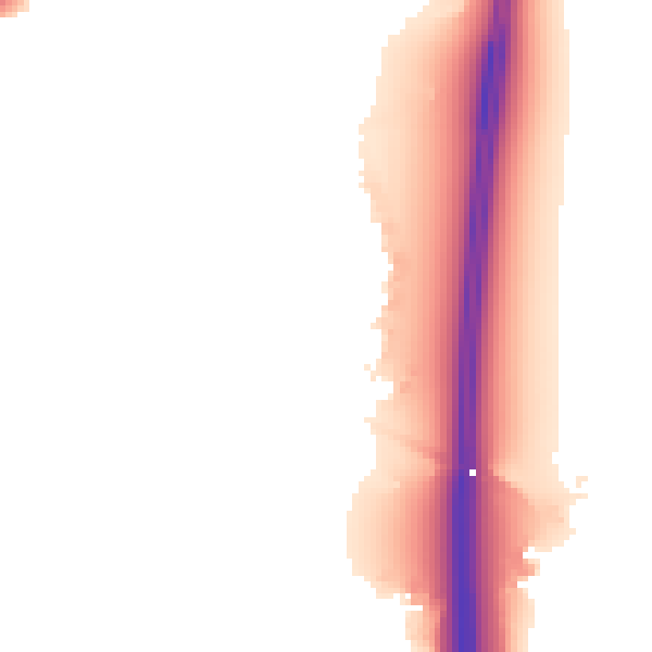 Night-time road noise heatmap for BS24 7FT