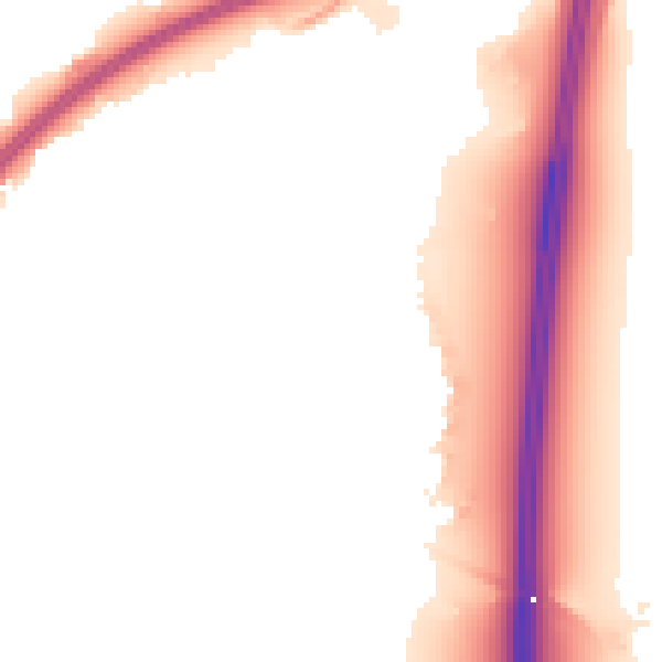 Night-time road noise heatmap for BS24 7FX