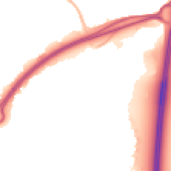 Night-time road noise heatmap for BS24 7GA