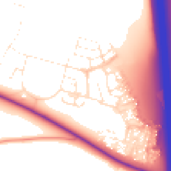 Daytime road noise heatmap for BS24 7GJ
