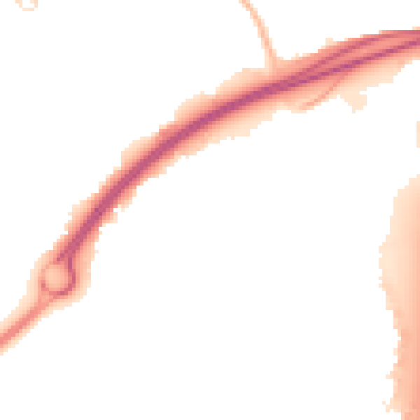 Night-time road noise heatmap for BS24 7GT