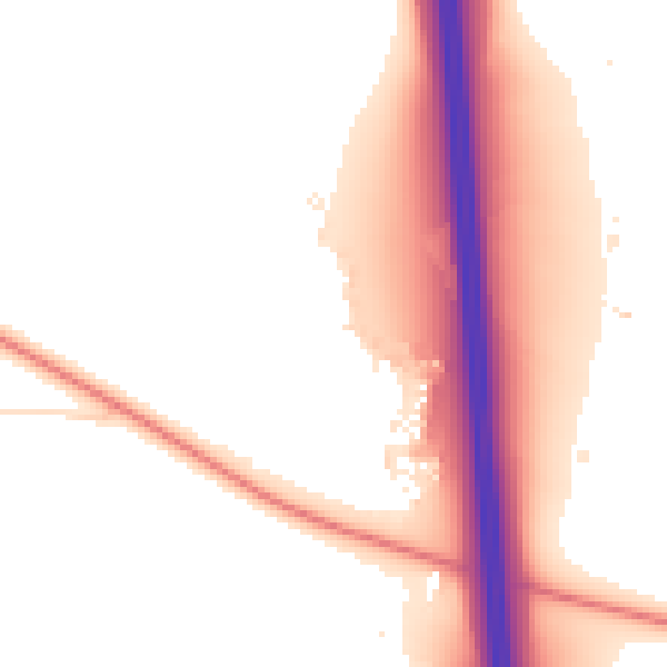 Night-time road noise heatmap for BS24 7GX
