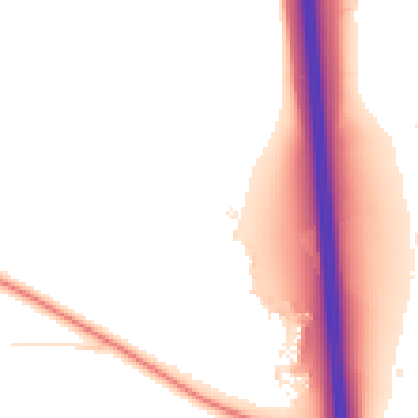 Night-time road noise heatmap for BS24 7JS