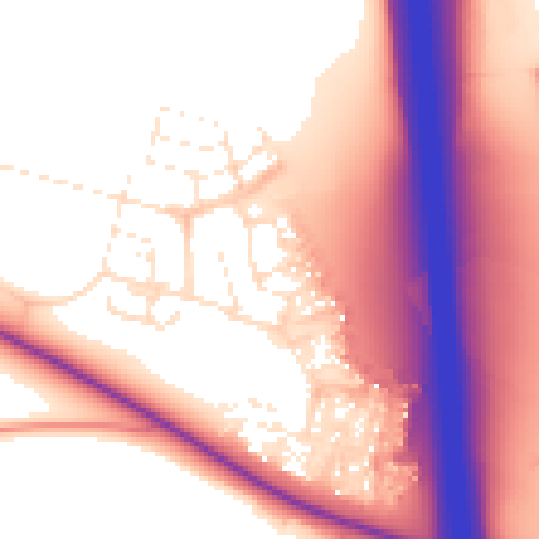Daytime road noise heatmap for BS24 7JT