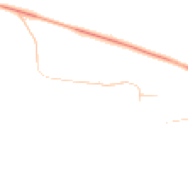 Night-time road noise heatmap for BS24 8AH