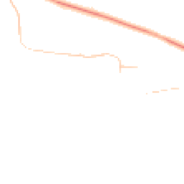 Night-time road noise heatmap for BS24 8DE