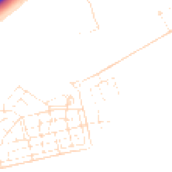Daytime road noise heatmap for BS24 8DH