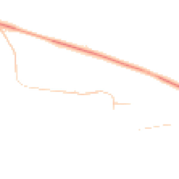Night-time road noise heatmap for BS24 8DN
