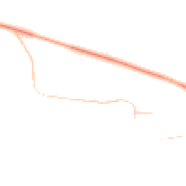 Night-time road noise heatmap for BS24 8DR