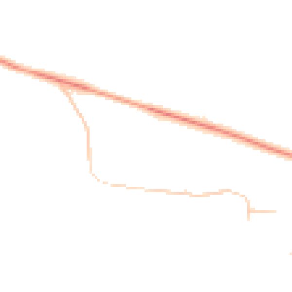 Night-time road noise heatmap for BS24 8ED