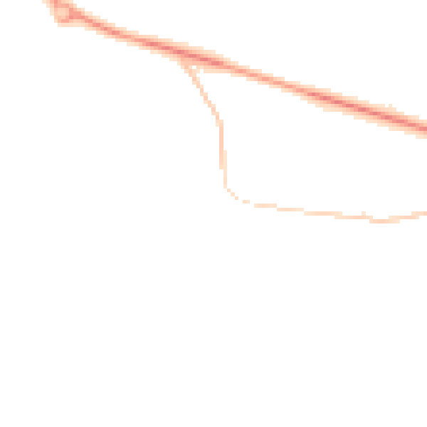 Night-time road noise heatmap for BS24 8EN