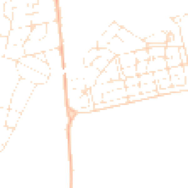Daytime road noise heatmap for BS24 8EU