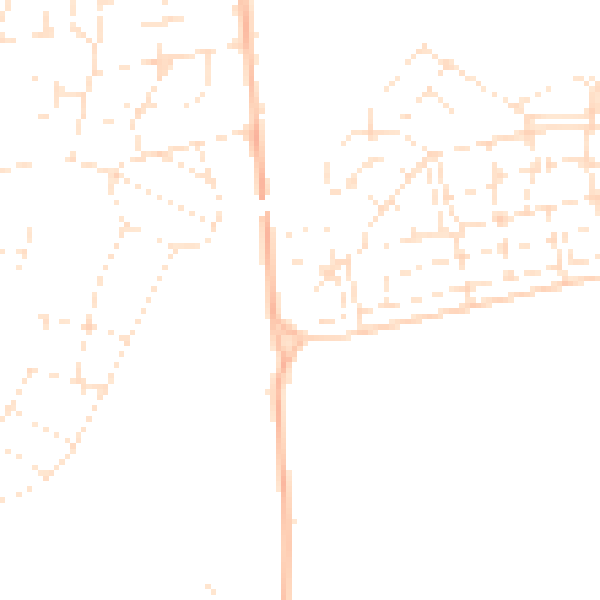 Daytime road noise heatmap for BS24 8FJ
