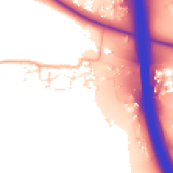 Daytime road noise heatmap for BS24 8PF