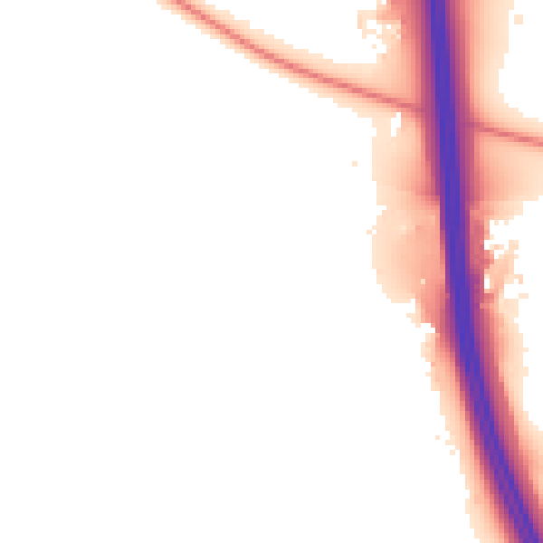 Night-time road noise heatmap for BS24 8PF