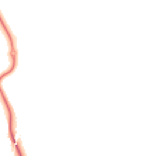 Night-time road noise heatmap for BS24 9LL