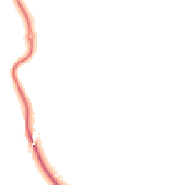 Night-time road noise heatmap for BS24 9LN