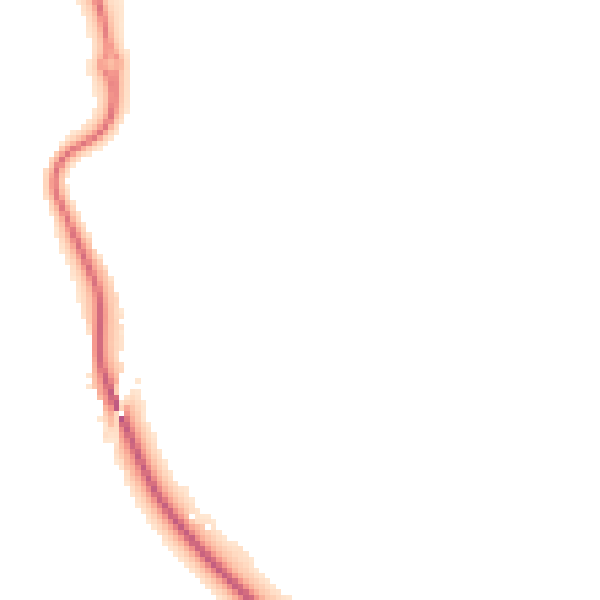 Night-time road noise heatmap for BS24 9LX