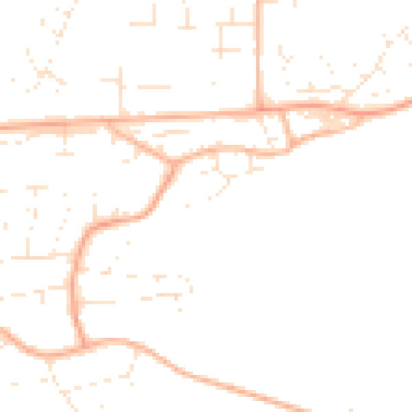 Daytime road noise heatmap for BS24 9NU