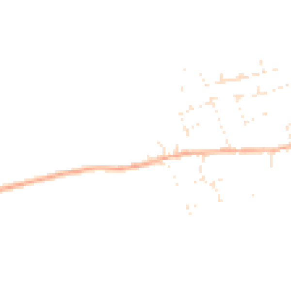 Daytime road noise heatmap for BS24 9QD