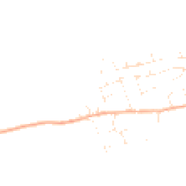 Daytime road noise heatmap for BS24 9QE