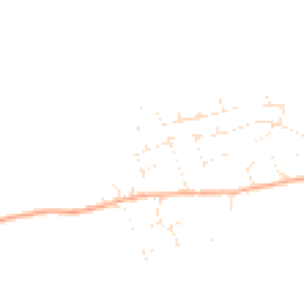 Daytime road noise heatmap for BS24 9QP