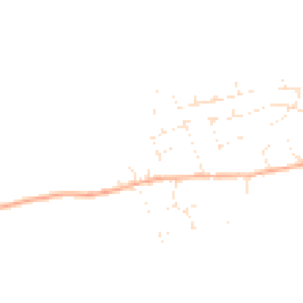 Daytime road noise heatmap for BS24 9QS