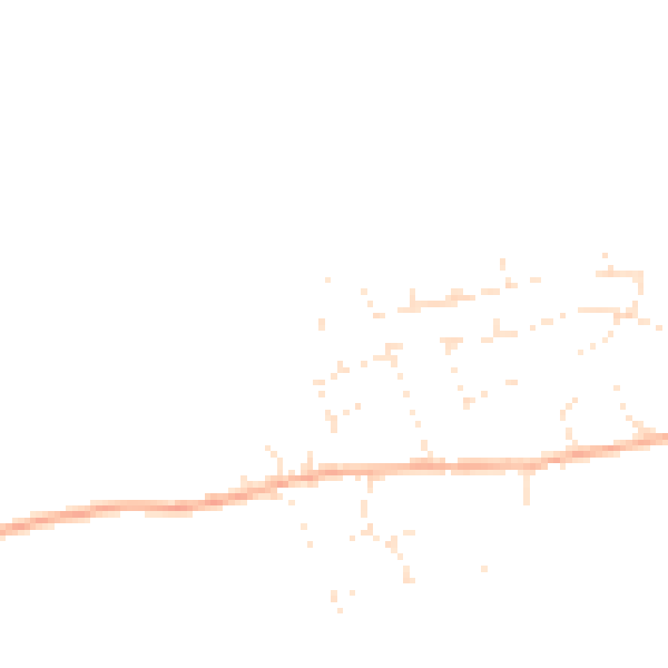 Daytime road noise heatmap for BS24 9QU