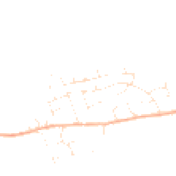 Daytime road noise heatmap for BS24 9RG