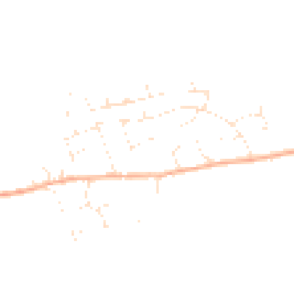 Daytime road noise heatmap for BS24 9RJ