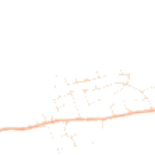 Daytime road noise heatmap for BS24 9RS
