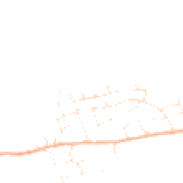 Daytime road noise heatmap for BS24 9RT