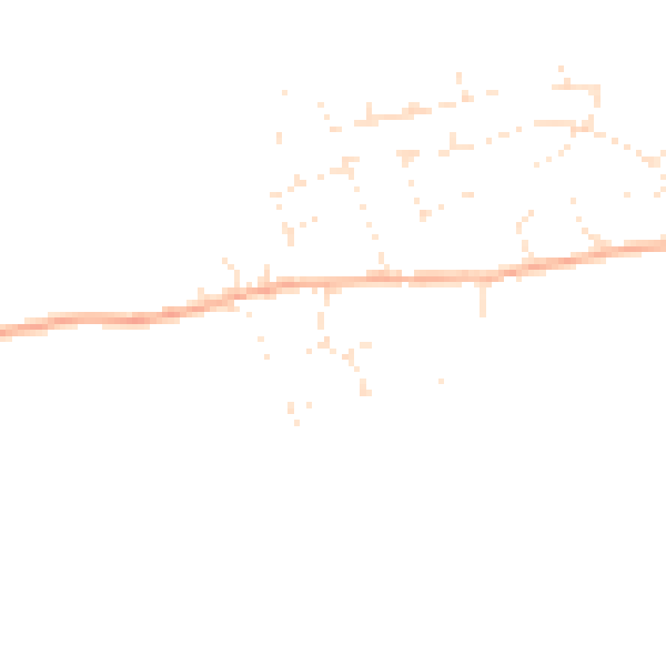 Daytime road noise heatmap for BS24 9RX