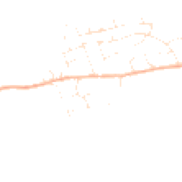 Daytime road noise heatmap for BS24 9RY