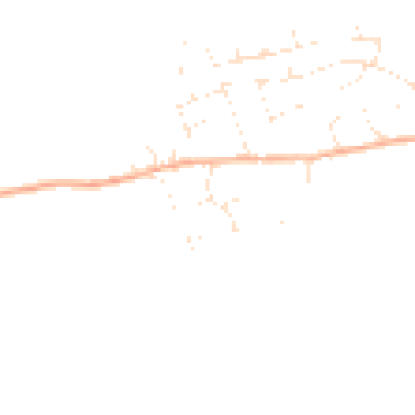 Daytime road noise heatmap for BS24 9RZ