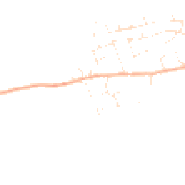 Daytime road noise heatmap for BS24 9SG