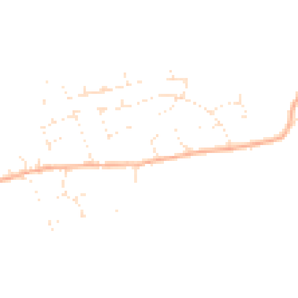 Daytime road noise heatmap for BS24 9SS