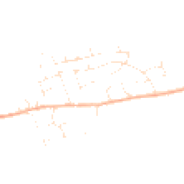 Daytime road noise heatmap for BS24 9SW