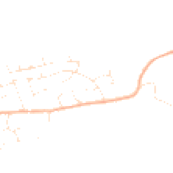 Daytime road noise heatmap for BS24 9TB