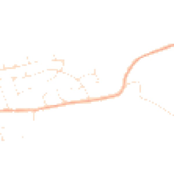 Daytime road noise heatmap for BS24 9TE