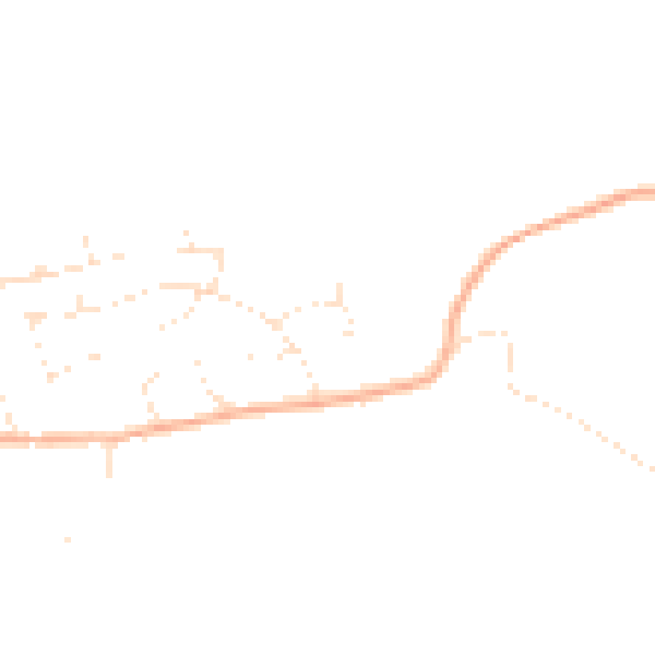 Daytime road noise heatmap for BS24 9TG