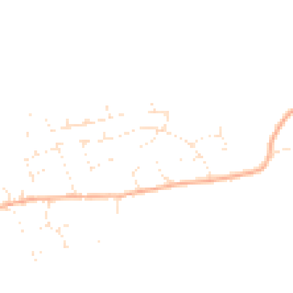 Daytime road noise heatmap for BS24 9TJ