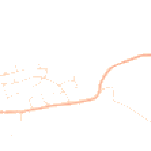 Daytime road noise heatmap for BS24 9TQ