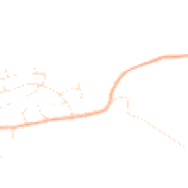Daytime road noise heatmap for BS24 9TX